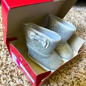American Girl doll sparkle bright boots